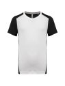 T-shirt de sport écoresponsable bicolore homme