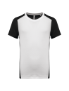 T-shirt de sport écoresponsable bicolore homme