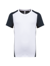 T-shirt de sport écoresponsable bicolore homme