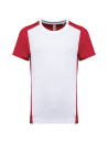 T-shirt de sport écoresponsable bicolore homme