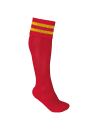 Chaussettes de sport rayées unisexe