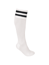 Chaussettes de sport rayées unisexe