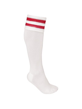 Chaussettes de sport rayées unisexe