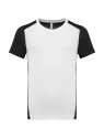 T-shirt de sport écoresponsable bicolore enfant