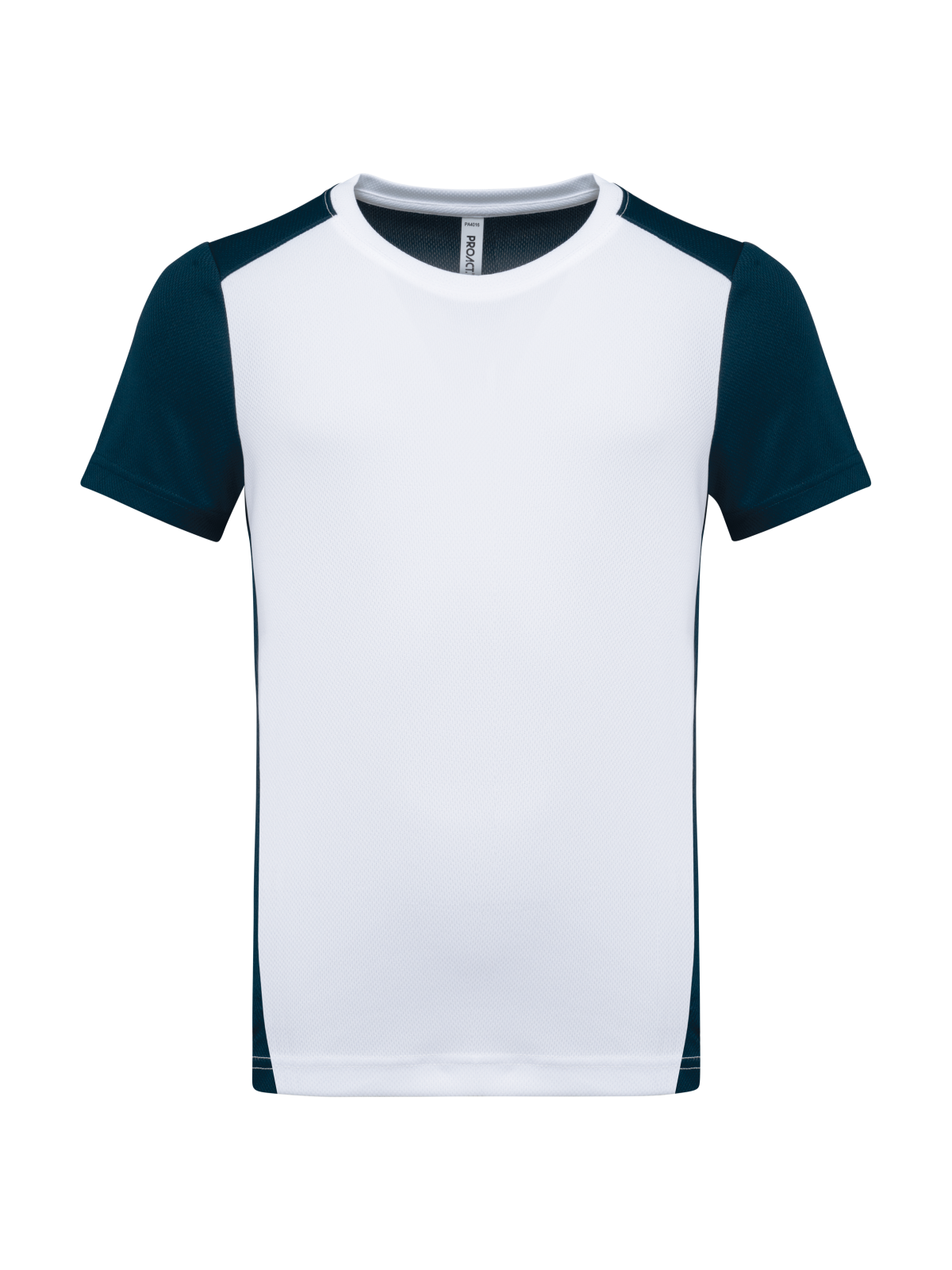 T-shirt de sport écoresponsable bicolore enfant