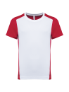 T-shirt de sport écoresponsable bicolore enfant
