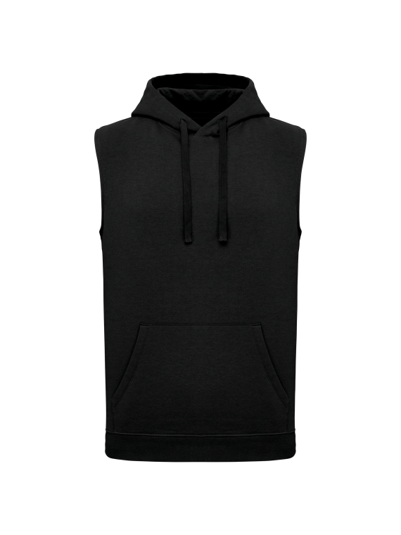 Sweat-shirt à capuche sans manches unisexe