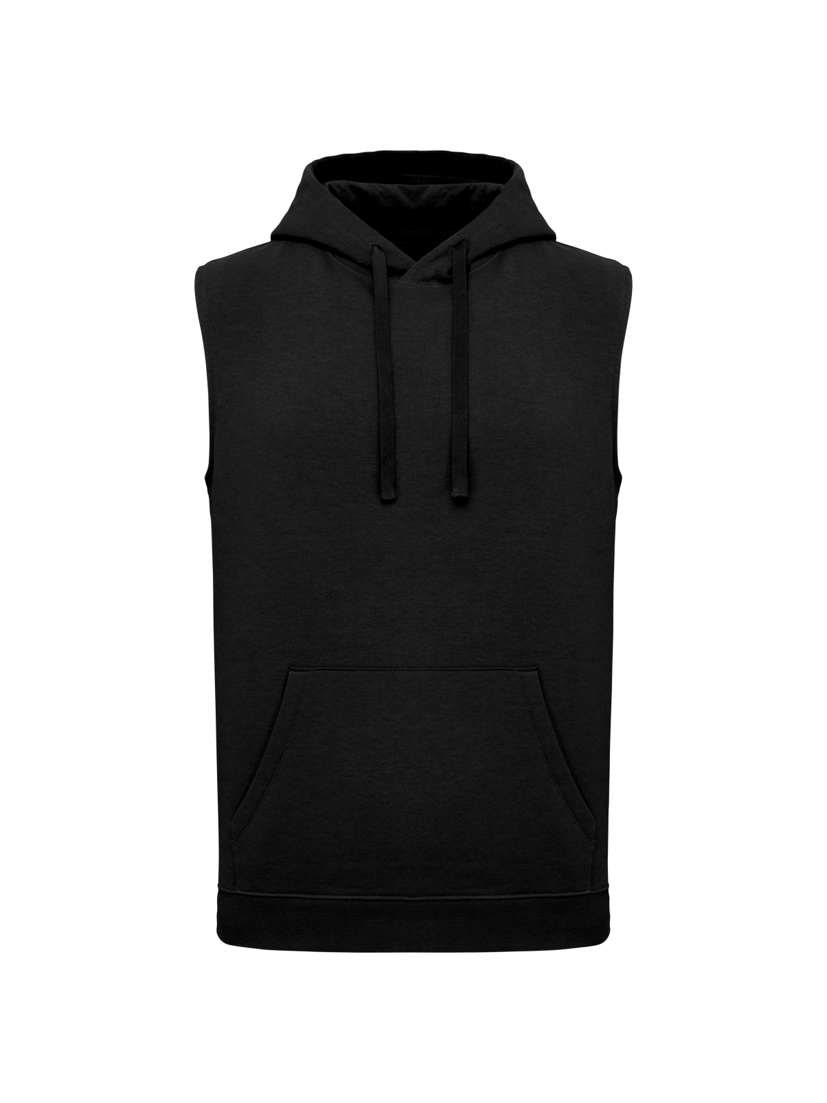 Sweat-shirt à capuche sans manches unisexe