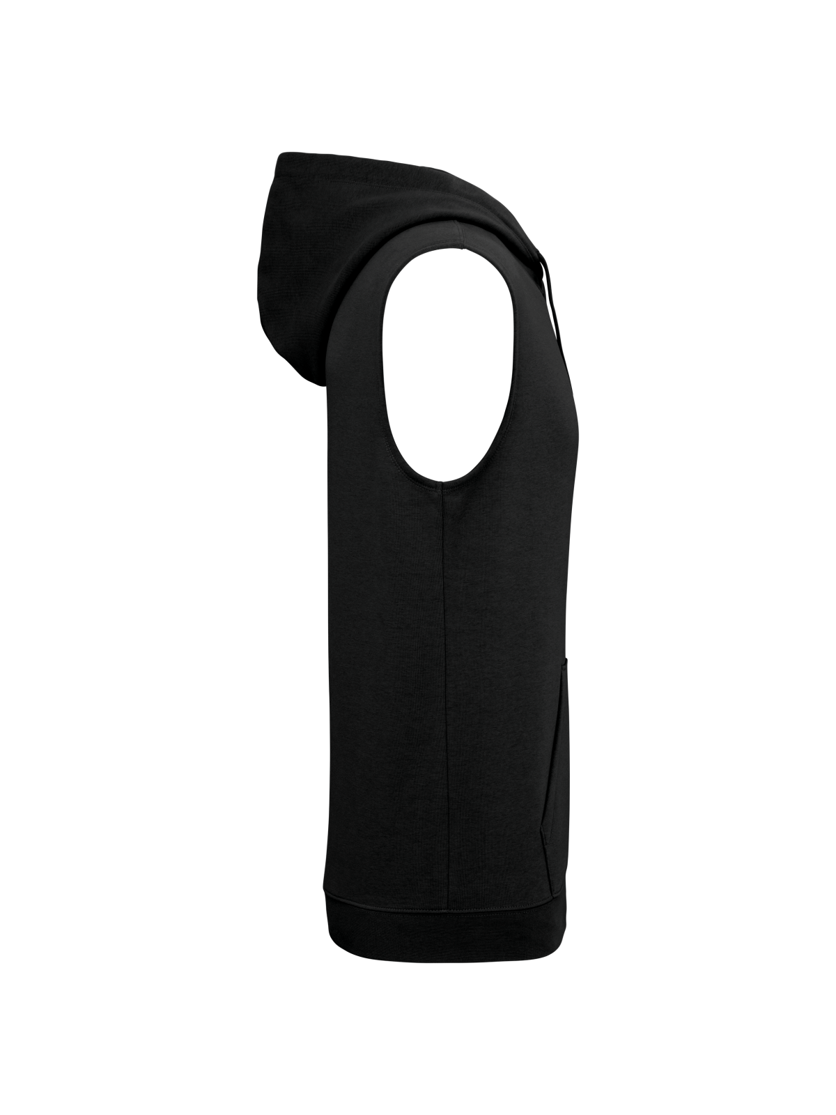 Sweat-shirt à capuche sans manches unisexe