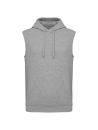 Sweat-shirt à capuche sans manches unisexe