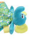 Doudou plat multicolore éléphant
