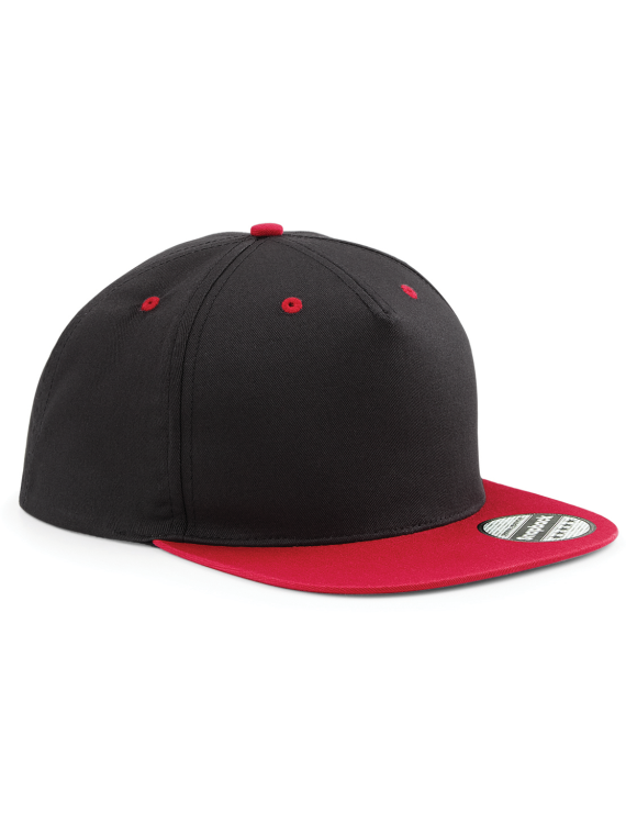 Casquette Snapback contrastée - 5 panneaux