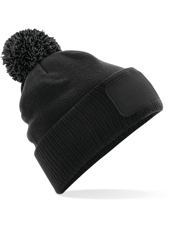 Bonnet à pompon patch Snowstar®