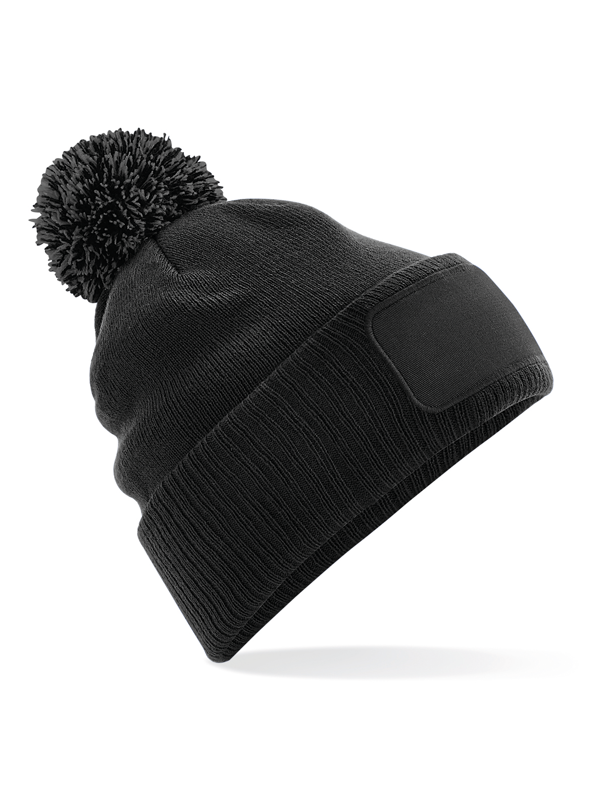 Bonnet à pompon patch Snowstar®