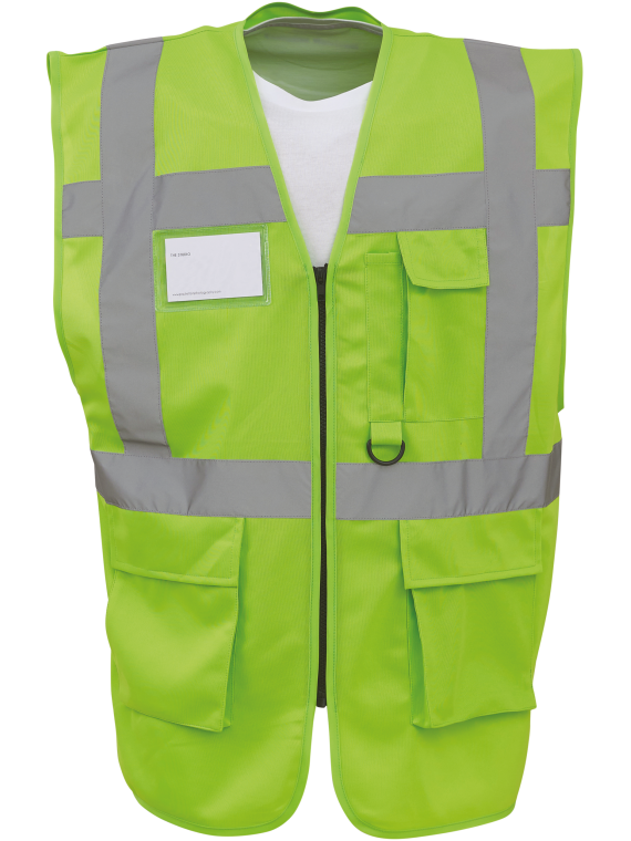 Gilet multifonction haute visibilité