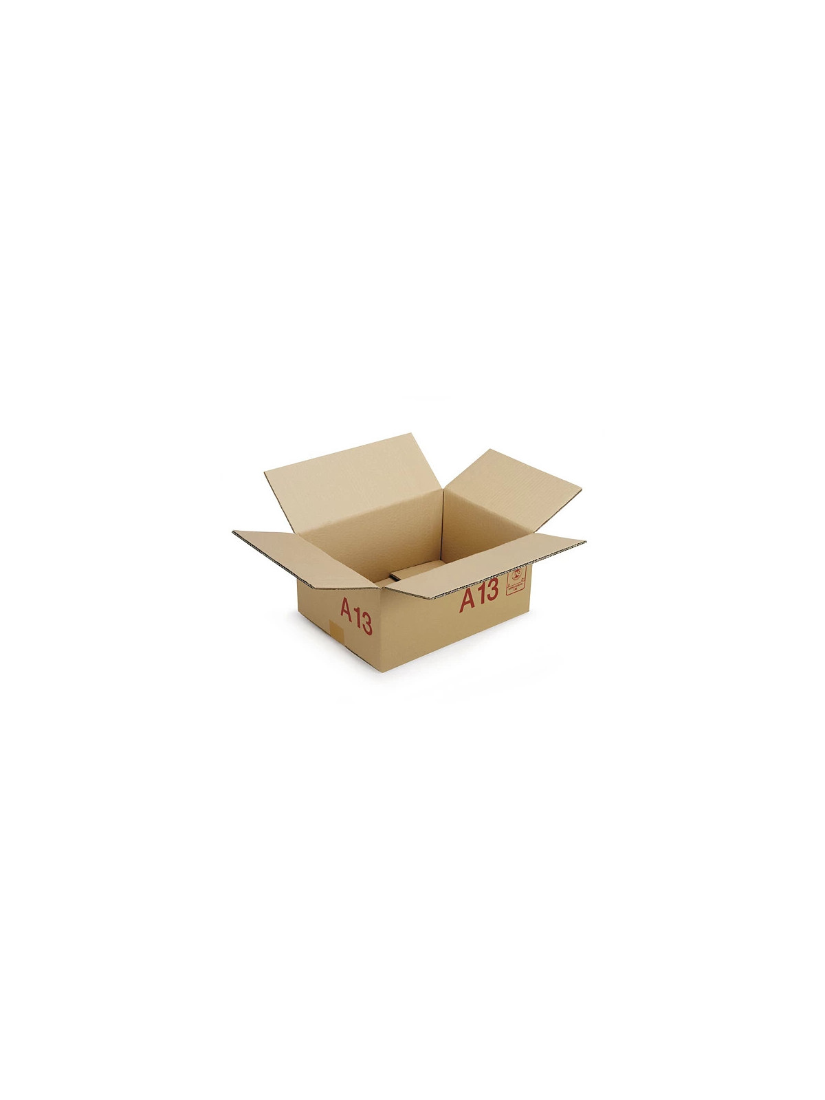 Caisse carton Galia A13 double cannelure avec rabats 40x30x20 cm