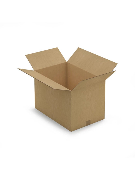 Caisse carton brune double cannelure 60 x 40 x 40 cm