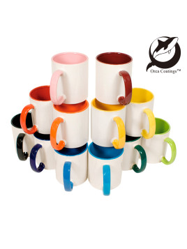 Tasse en céramique TWO TONES & HANDLE 33cl Orca Coating
