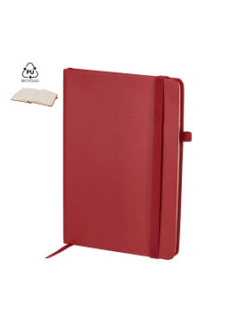 Bloc-notes A5 KRIXOR en PU recyclé et porte-stylo 100 feuilles