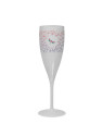 Flûte à champagne 16 cl personnalisée blanc opaque