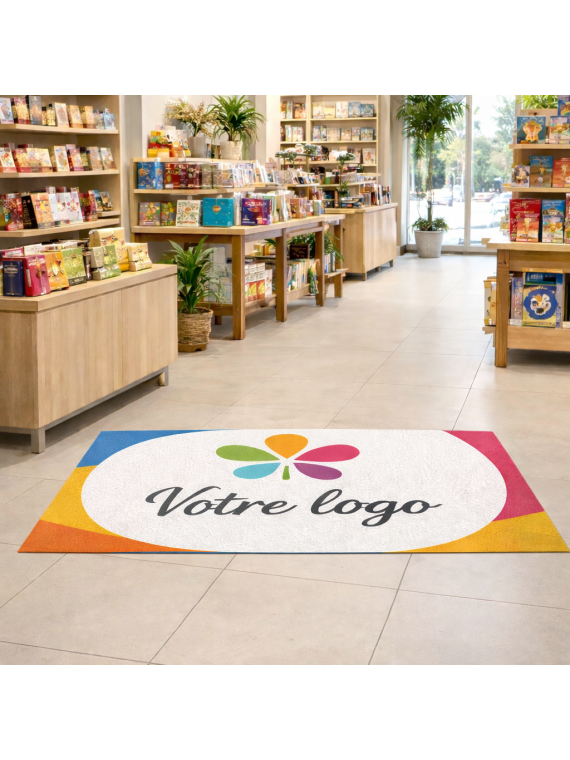 Tapis d’accueil quotidien personnalisé – Antipoussière et lavable | Andikado