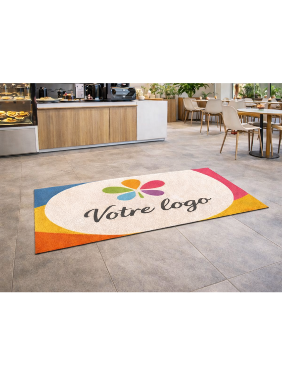Tapis d’accueil quotidien personnalisé – Antipoussière et lavable | Andikado