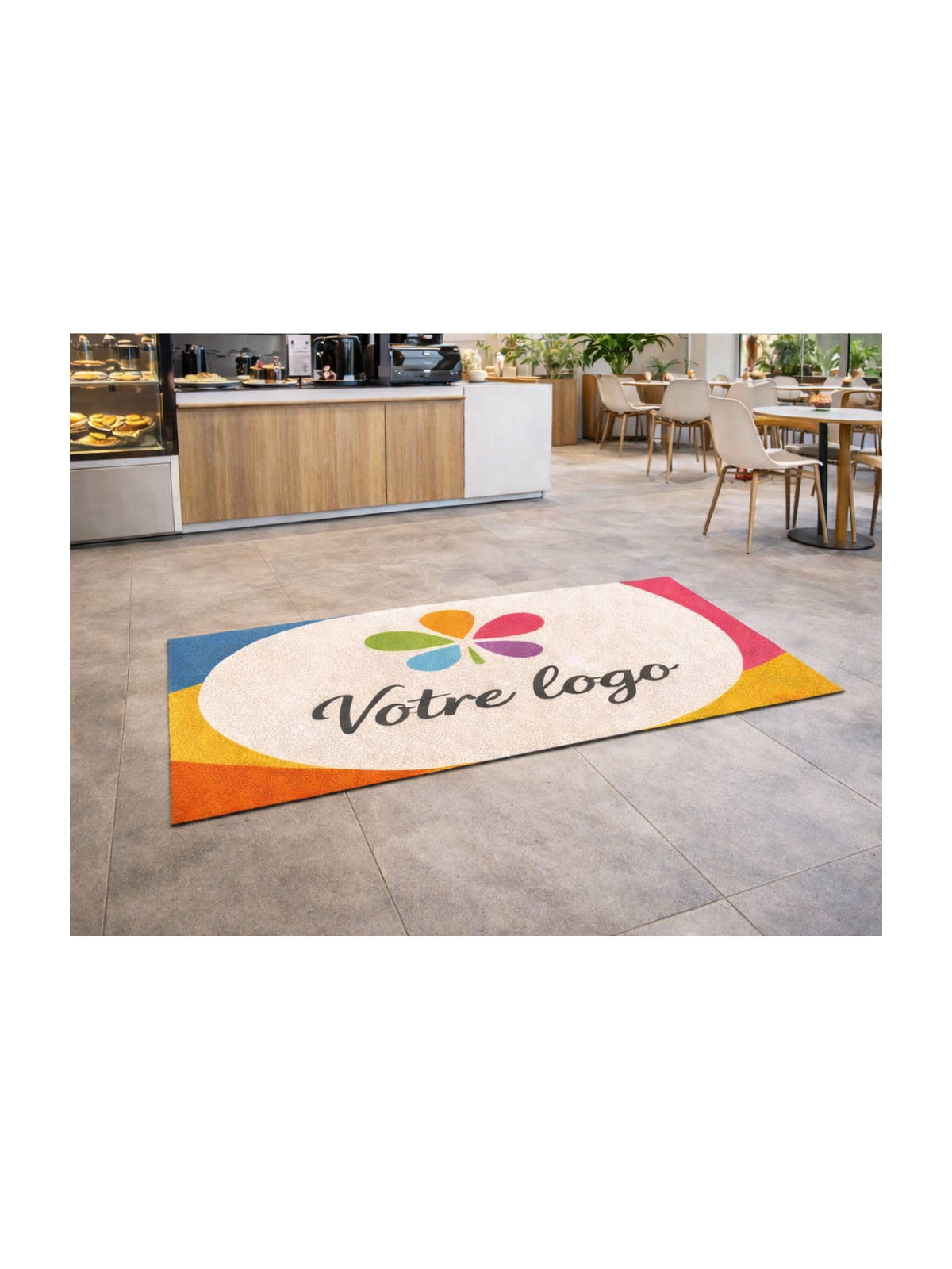 Tapis d’accueil quotidien personnalisé – Antipoussière et lavable | Andikado