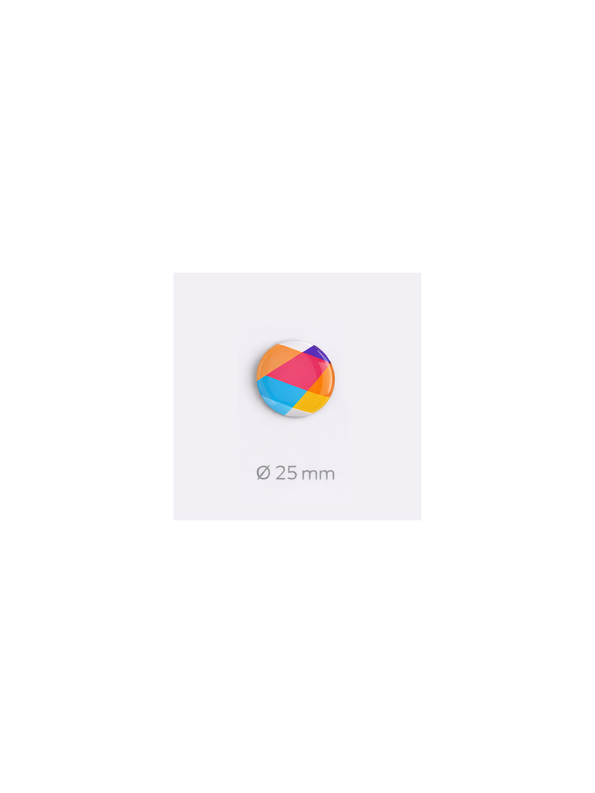 Badge rond à épingle personnalisé