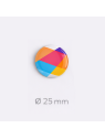 Badge rond à épingle personnalisé