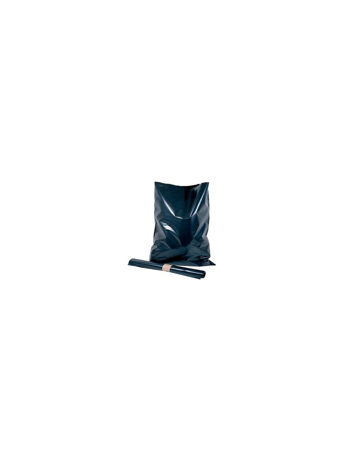 Sacs poubelle noir 110L - 50 µ - Le rouleau de 25 sacs