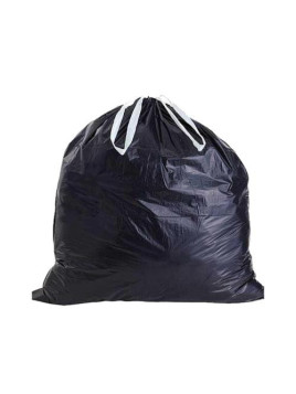 Sacs poubelle à lien coulissant 100L - 35 µ - Le rouleau de 20 sacs