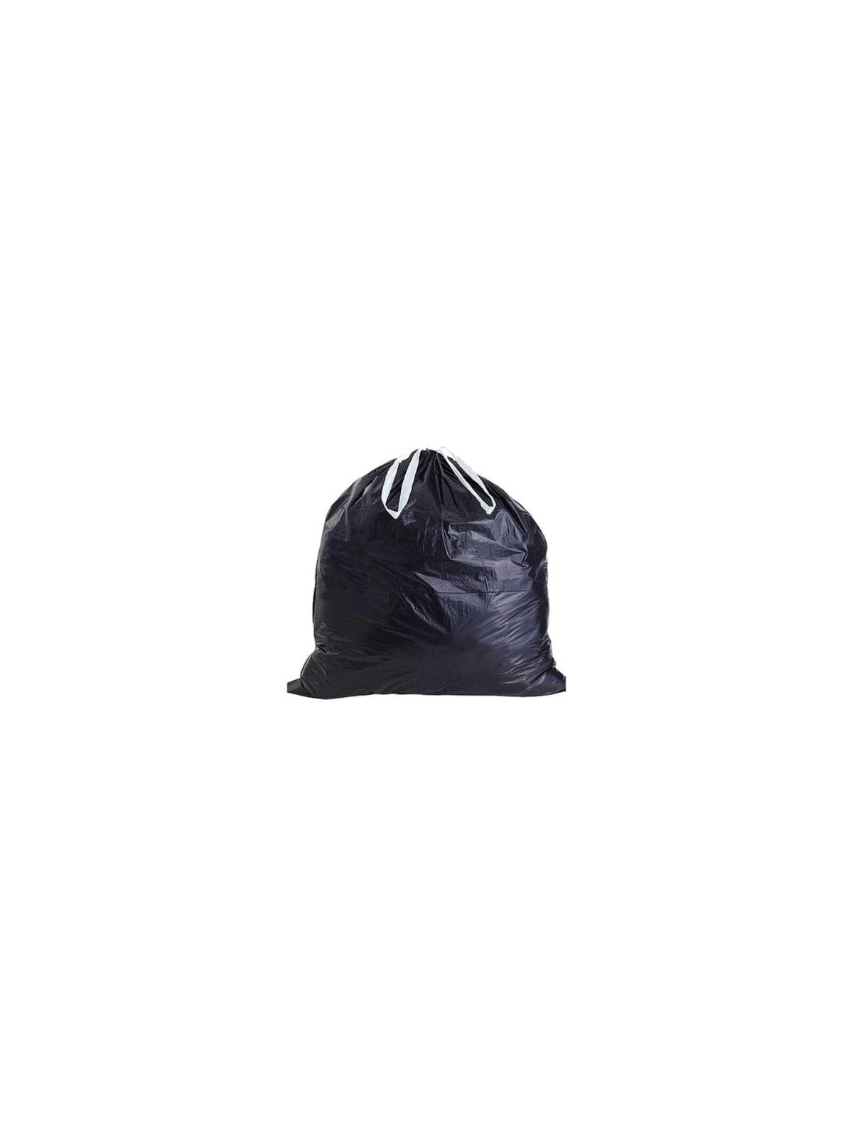 Sacs poubelle à lien coulissant 100L - 35 µ - Le rouleau de 20 sacs