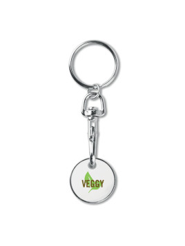Porte-clés jeton TOKENRING en métal