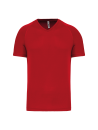 T-shirt de sport manches courtes col v homme