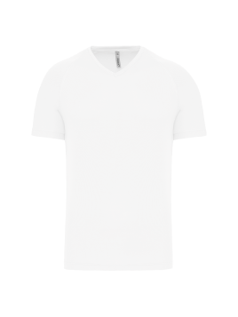 T-shirt de sport manches courtes col v homme