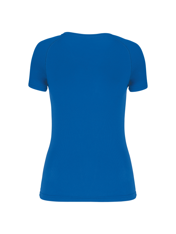 T-shirt de sport manches courtes col v femme