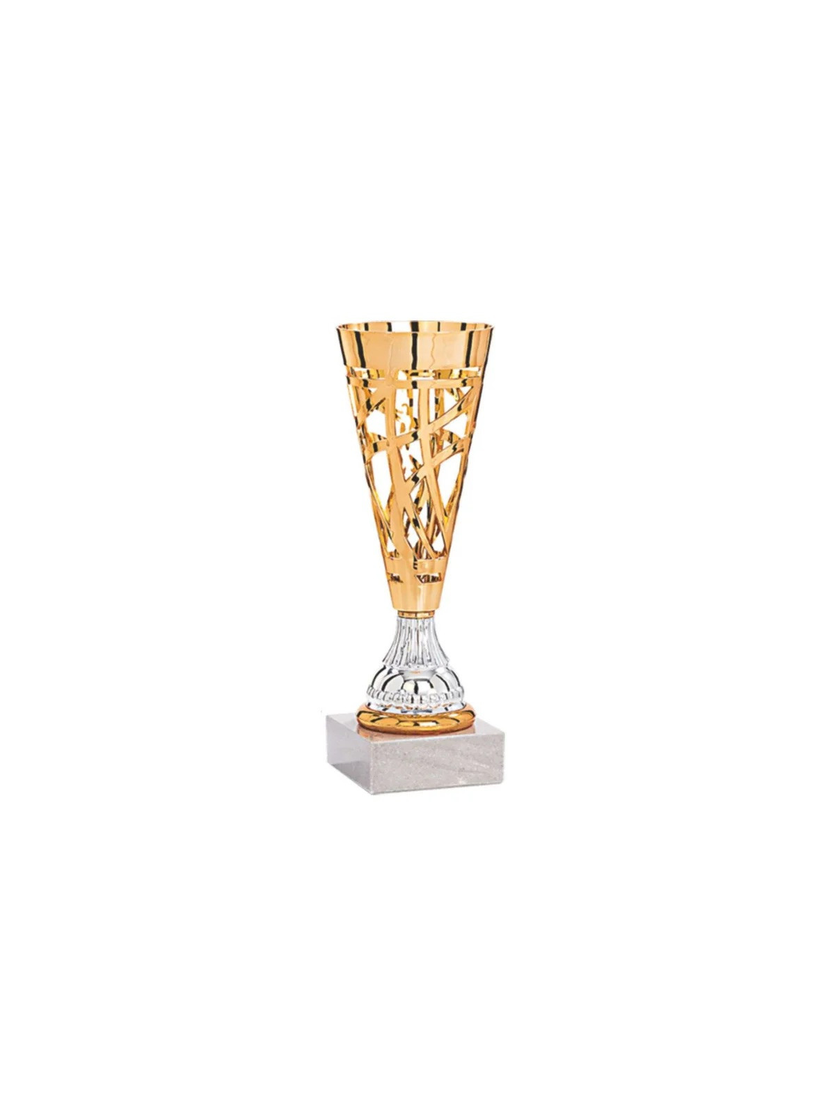 Coupe ajourée Bronze – 24 cm (ABS, socle marbre)