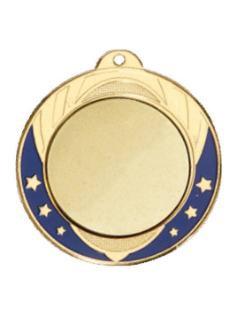 Médaille coloris or - 70 mm (métal)