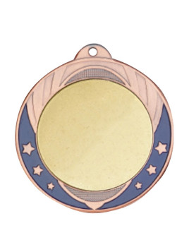 Médaille coloris bronze - 70 mm (métal)