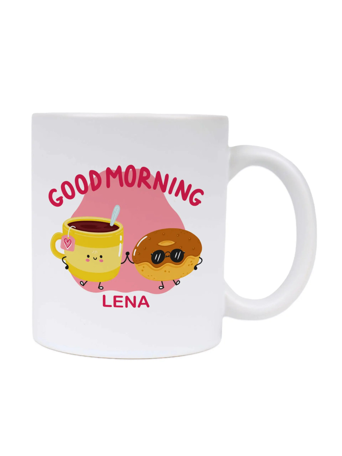 Tasse en céramique blanc 33cl LENA-S Orca Coating