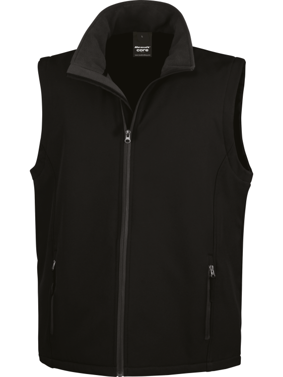 Bodywarmer Softshell Homme Printable