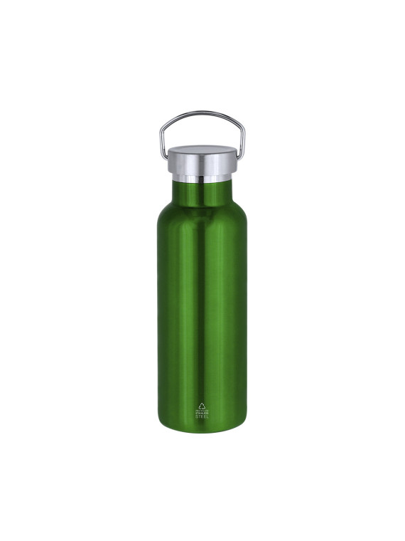 Gourde isotherme personnalisée 500 ml en inox recyclé
