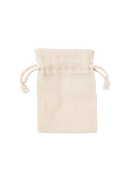 Sac en coton SEIKING 10 x 14 cm fermeture à cordon 105 g