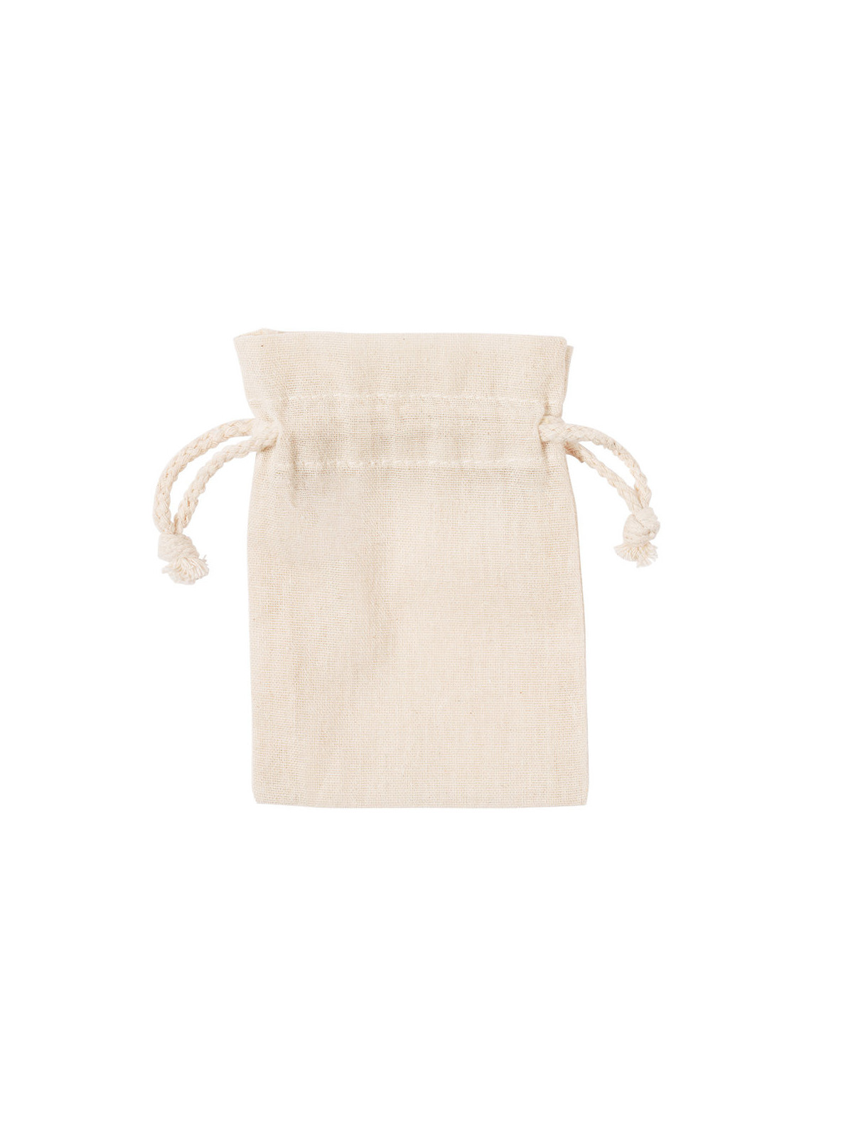 Sac en coton SEIKING 10 x 14 cm fermeture à cordon 105 g