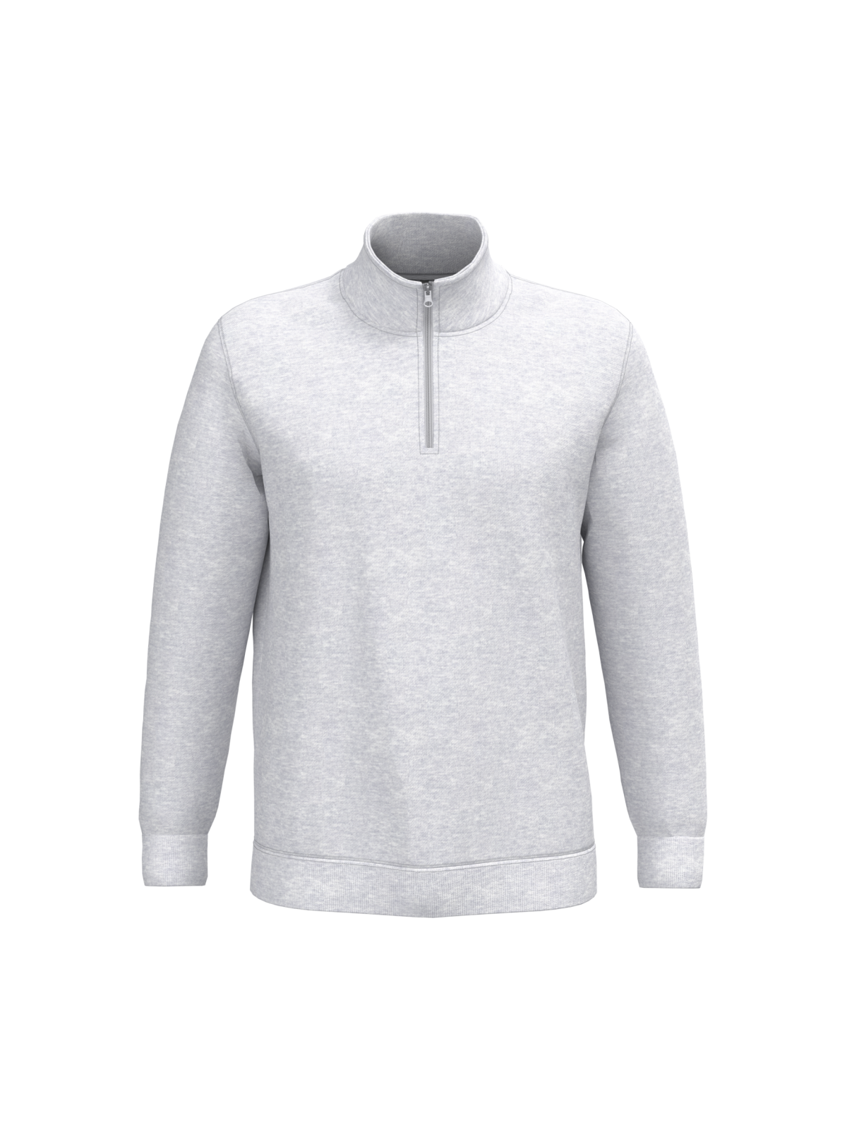 Sweat-shirt col zippé homme