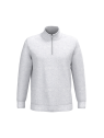Sweat-shirt col zippé homme