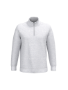 Sweat-shirt col zippé homme