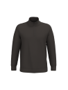 Sweat-shirt col zippé homme