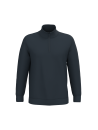 Sweat-shirt col zippé homme