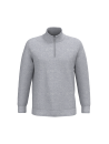 Sweat-shirt col zippé homme